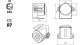 Дневные ходовые светодиодные огни MTF Light PLR25B, точечные с креплением кронштейном